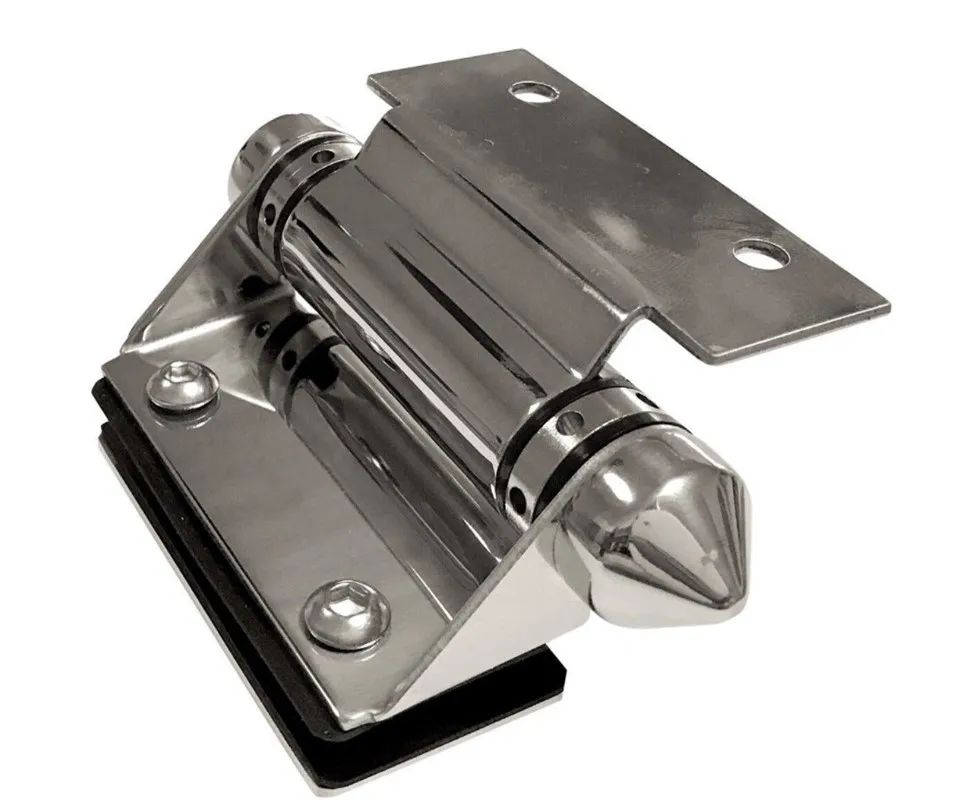 Frontissa de la porta de tanca de la piscina de vidre