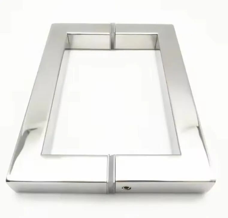 Tirador de porta de vidre d'estil quadrat